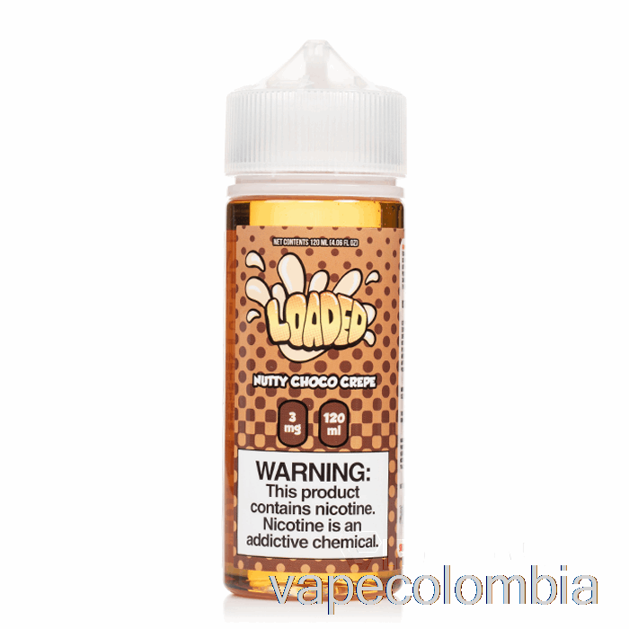 Vape Kit Completo Nutty Choco Crepe - E-líquido Cargado - Vapores Despiadados - 120ml 0mg